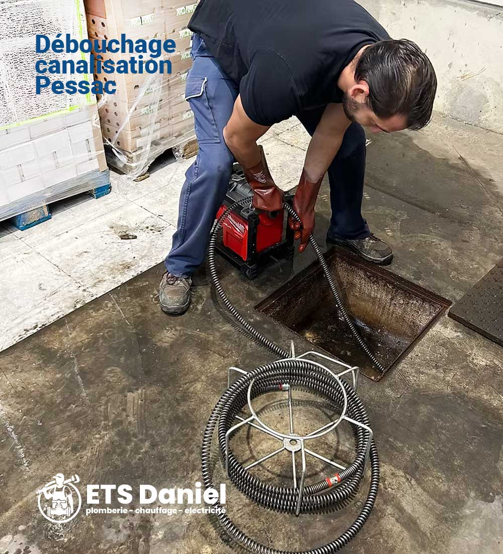 Débouchage canalisation à Pessac 33600